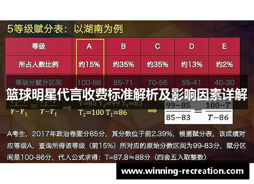 篮球明星代言收费标准解析及影响因素详解